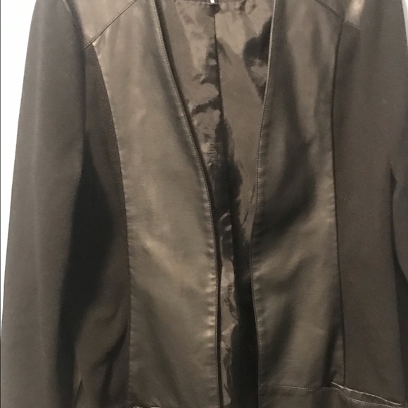Leather like jacket..size large - Picture 2 of 13